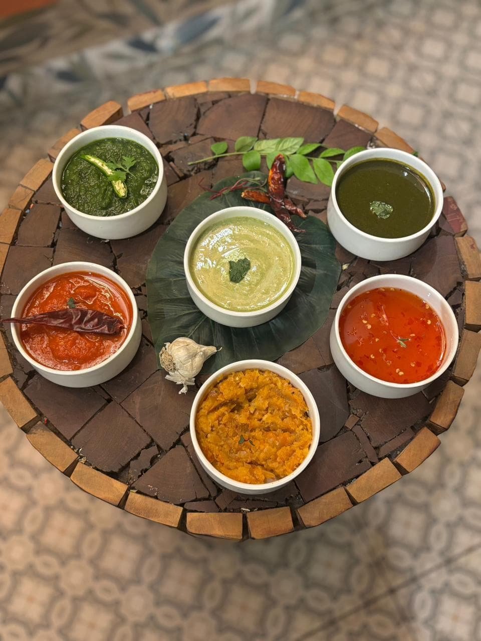 Signature chutney display