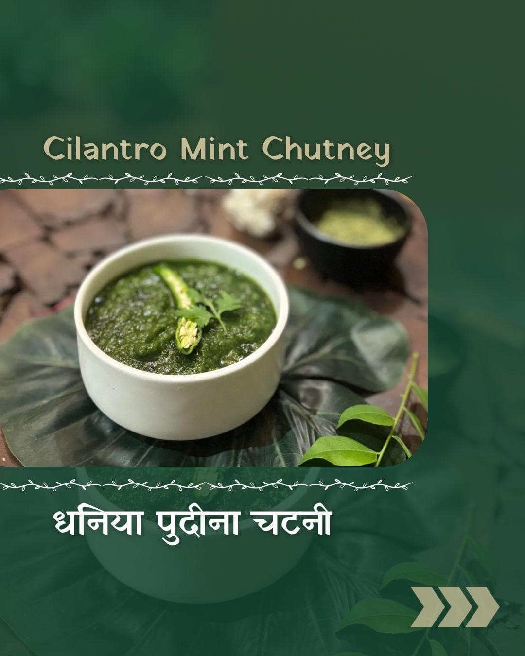 Cilantro Mint Chutney
